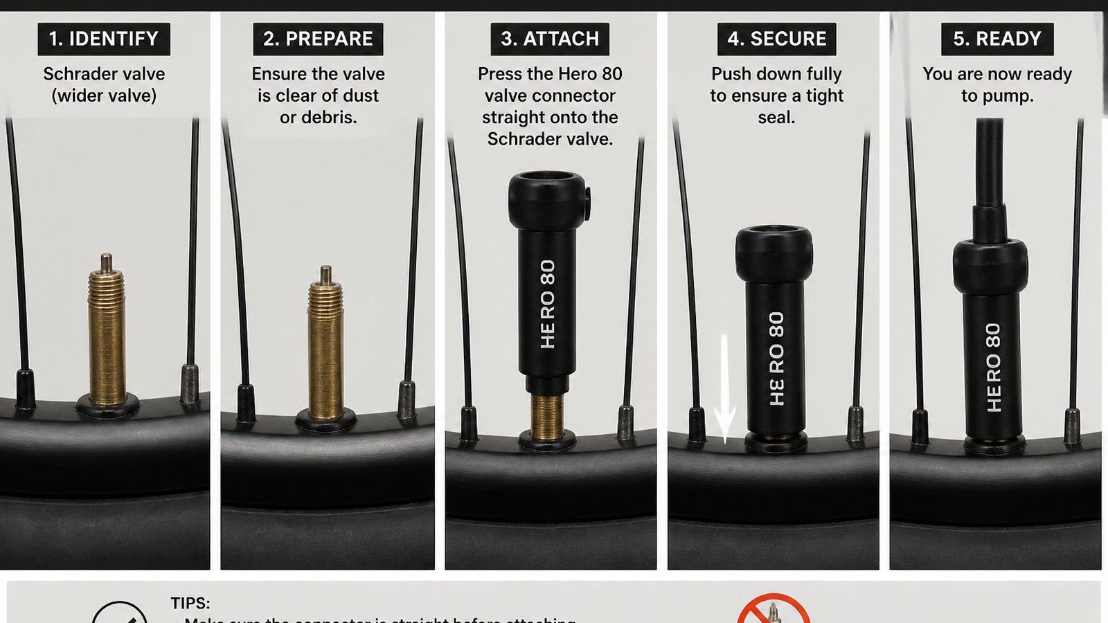 cordless portable digital tyre inflator in a clean UK lifestyle scene